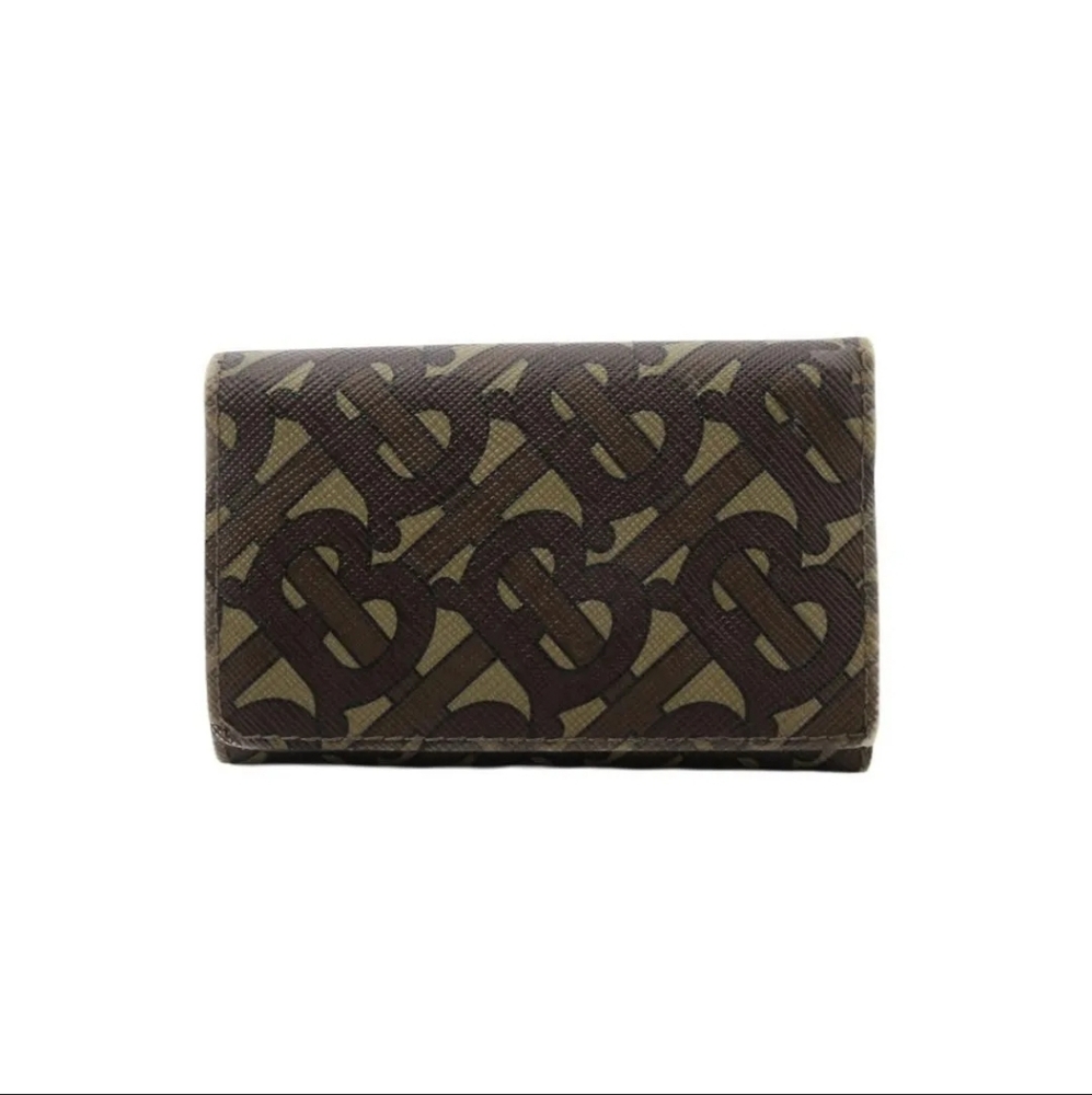 Authentic Burberry Monogram Wallet - Brown Tri-fold